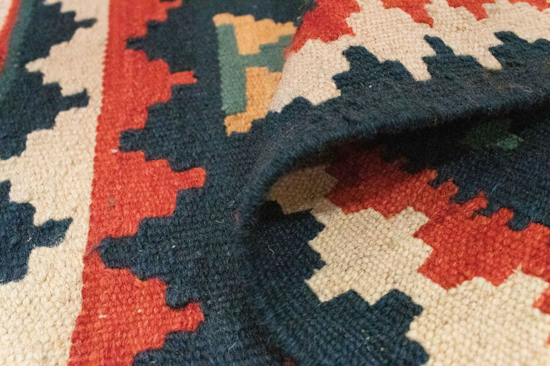 Kelim Carpet - orientalisk matta - 95 x 70 cm - flerfärgad