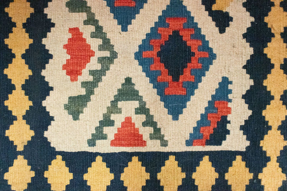 Kelim Carpet - orientalisk matta - 97 x 66 cm - beige