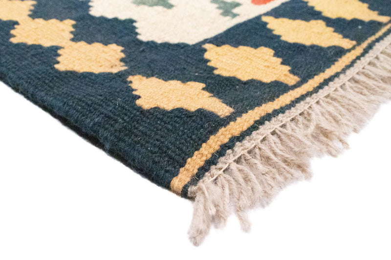 Kelim Carpet - orientalisk matta - 97 x 66 cm - beige