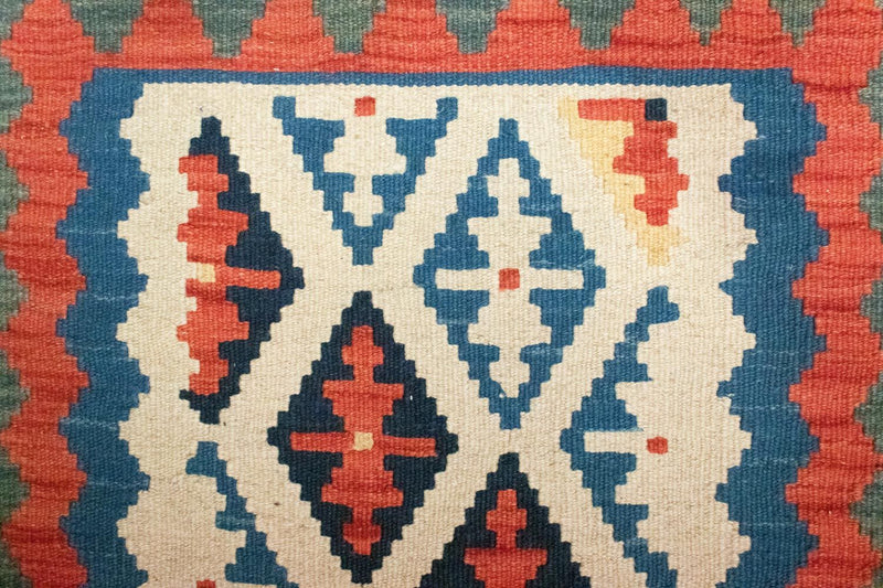 Kelim Carpet - orientalisk matta - 90 x 65 cm - beige