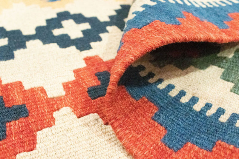 Kelim Carpet - orientalisk matta - 86 x 62 cm - beige