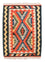 Kelim Carpet - orientalisk matta - 90 x 65 cm - orange