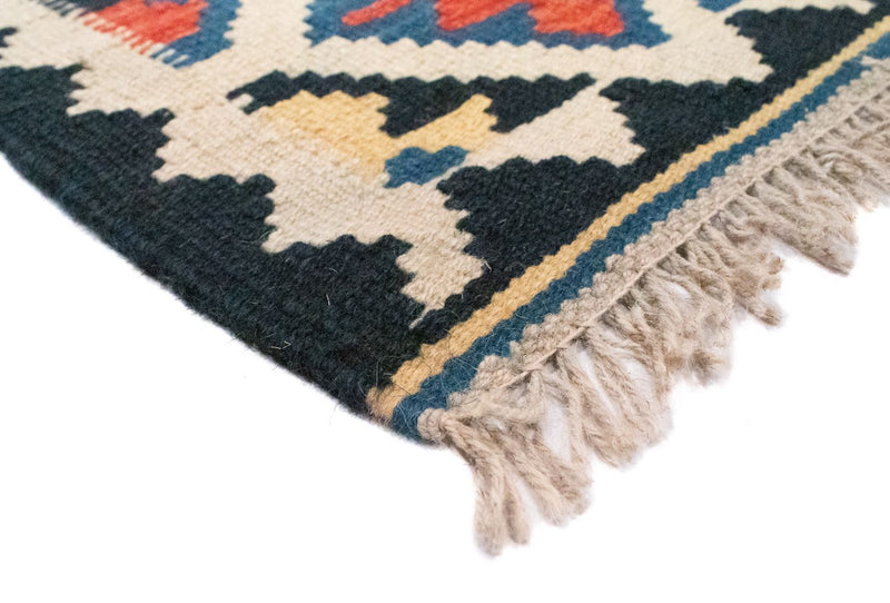 Kelim Carpet - orientalisk matta - 88 x 63 cm - beige