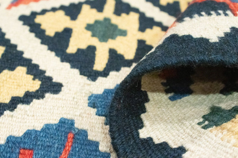 Kelim Carpet - orientalisk matta - 88 x 63 cm - beige