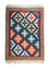 Kelim Carpet - orientalisk matta - 95 x 65 cm - blå
