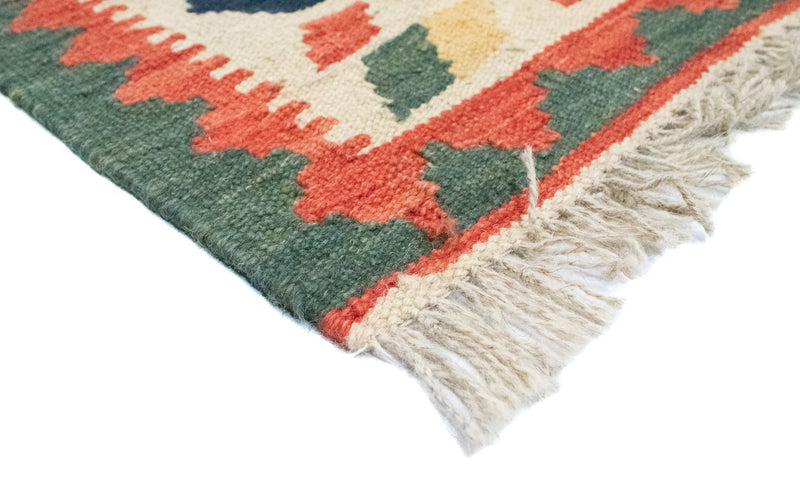 Kelim Carpet - orientalisk matta - 95 x 65 cm - orange