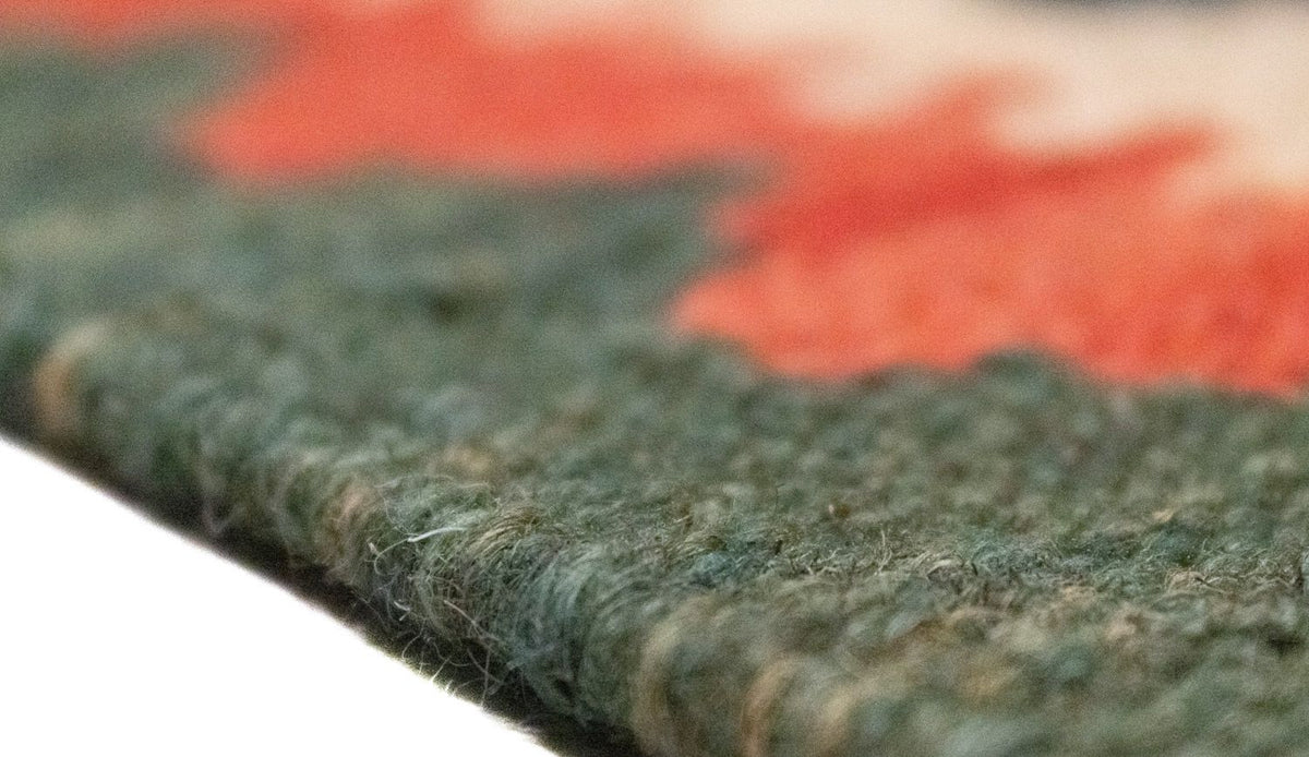 Kelim Carpet - orientalisk matta - 95 x 65 cm - orange