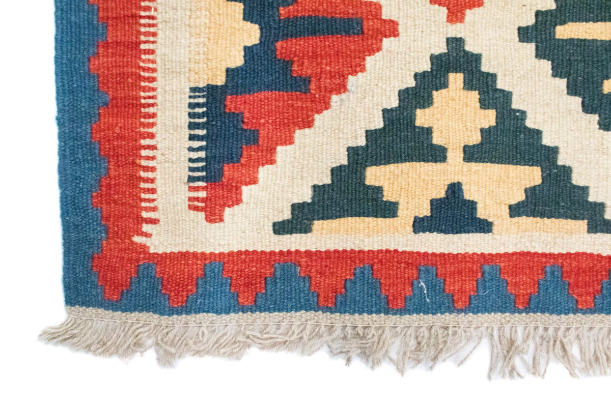 Kelim Carpet - orientalisk matta - 85 x 64 cm - orange