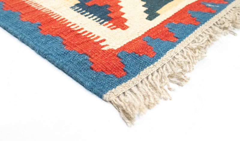 Kelim Carpet - orientalisk matta - 85 x 64 cm - orange