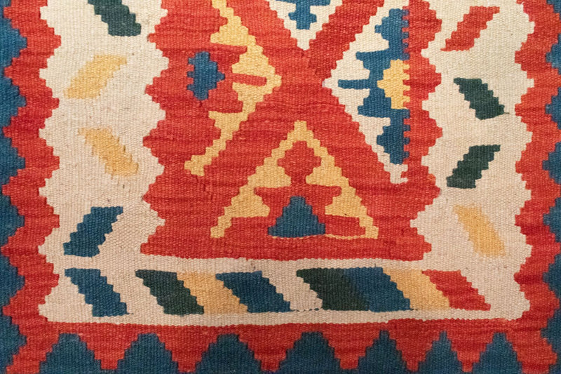 Kelim Carpet - orientalisk matta - 95 x 64 cm - flerfärgad