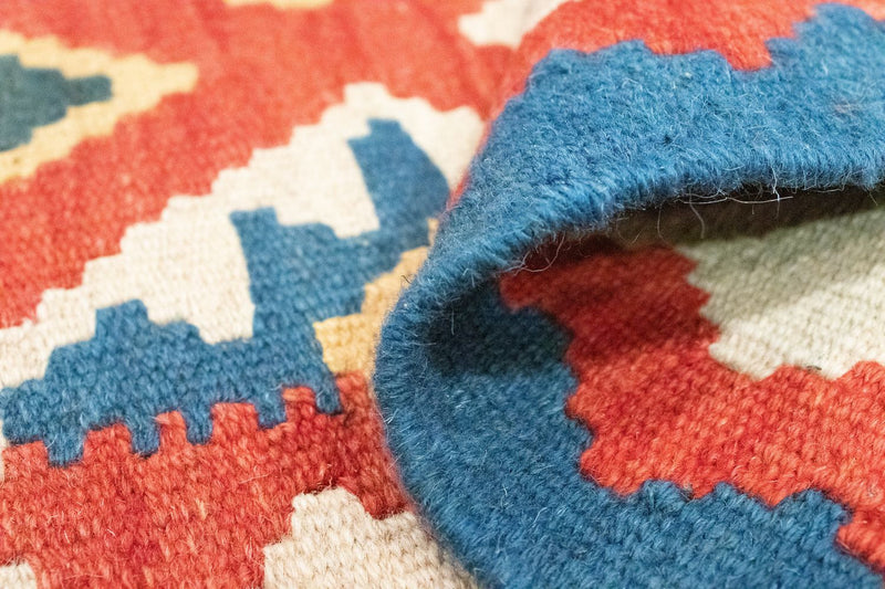 Kelim Carpet - orientalisk matta - 95 x 64 cm - flerfärgad