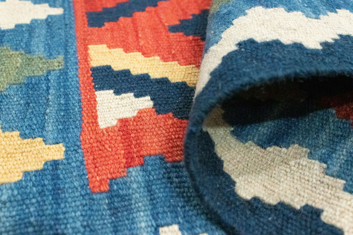 Kelim Carpet - orientalisk matta - 96 x 63 cm - flerfärgad