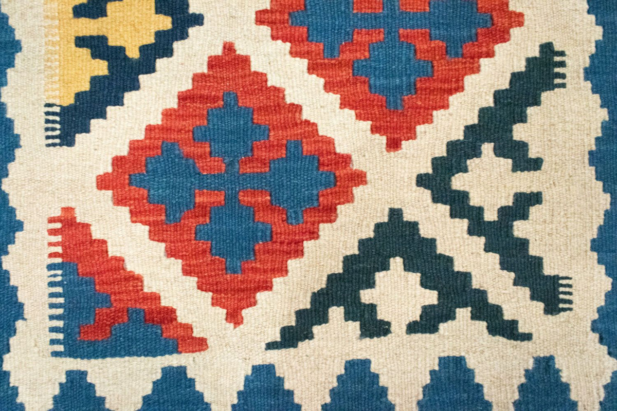 Kelim Carpet - orientalisk matta - 90 x 60 cm - flerfärgad