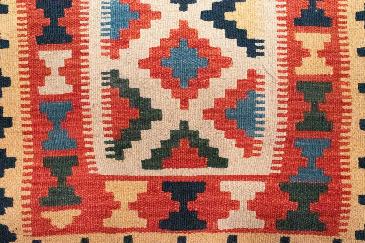 Kelim Carpet - orientalisk matta - 101 x 63 cm - orange