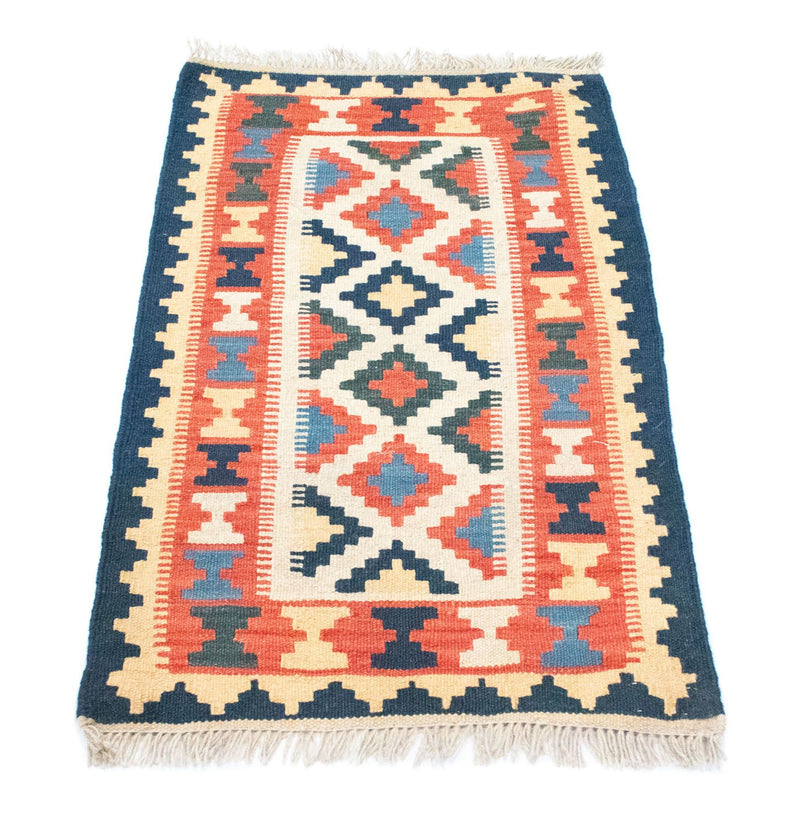 Kelim Carpet - orientalisk matta - 101 x 63 cm - orange