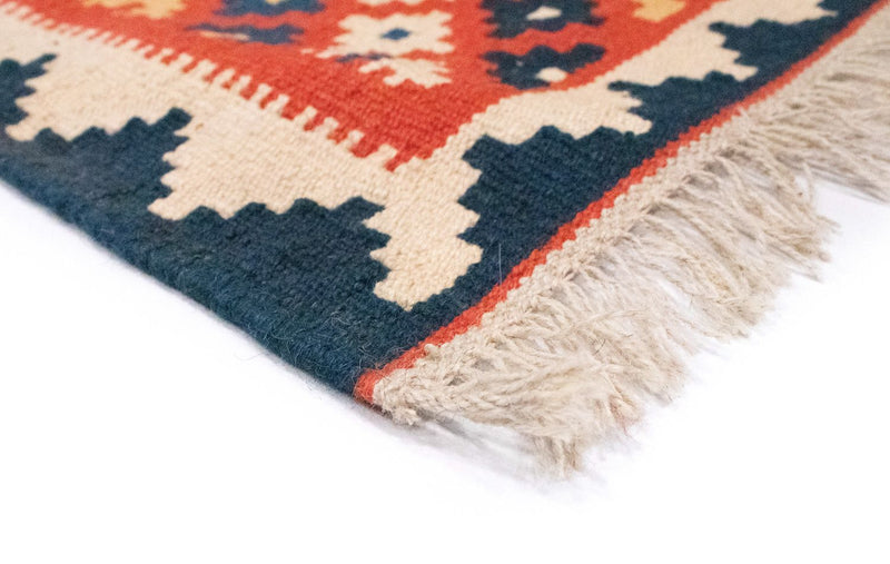 Kelim Carpet - orientalisk matta - 98 x 65 cm - orange