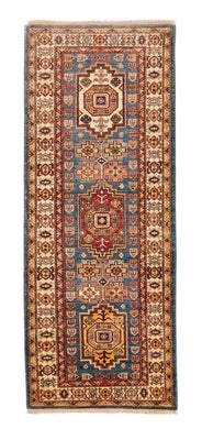 Runner Ziegler Carpet - Kazak - 212 x 79 cm - blå