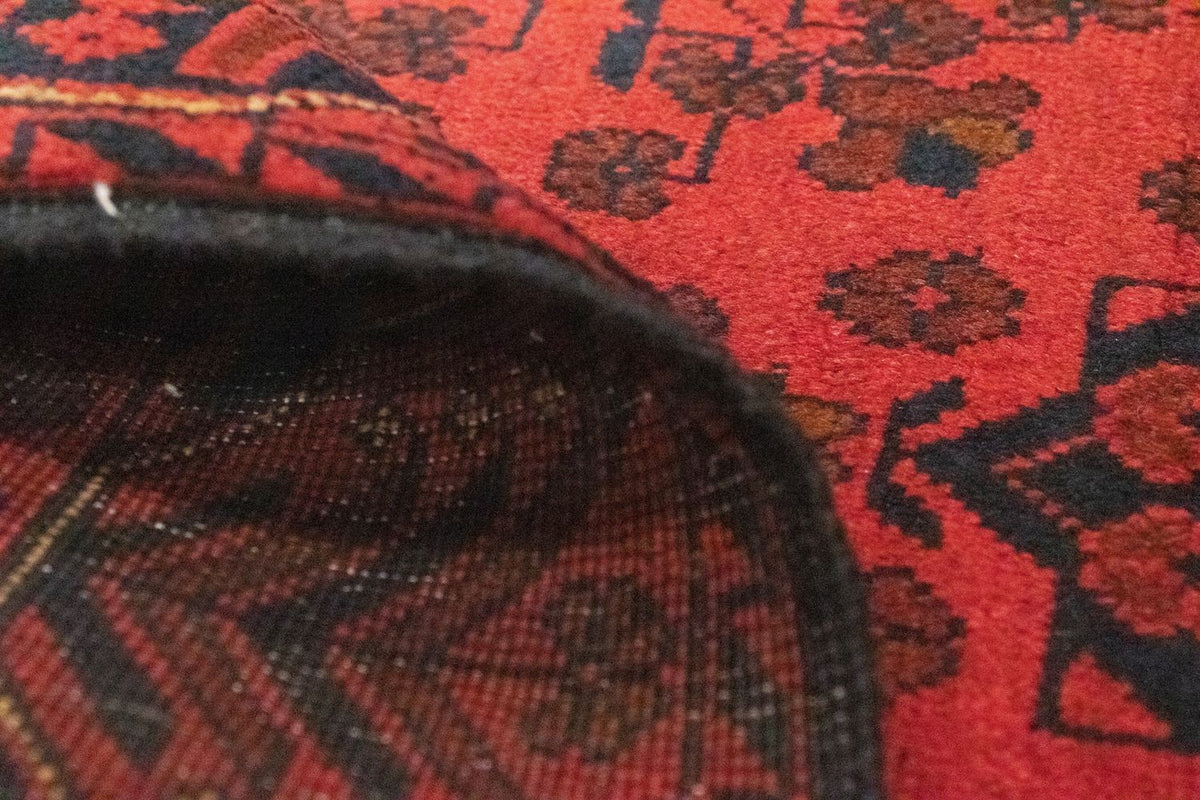 Runner Afghansk matta - Kunduz - 189 x 75 cm - röd