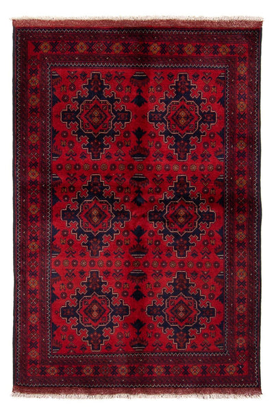 Khal Mohammadi Mattan 128x192cm - Oriental Carpet - mörkröd