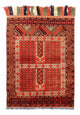 Afghansk matta 118x174cm - Oriental Carpet - rost