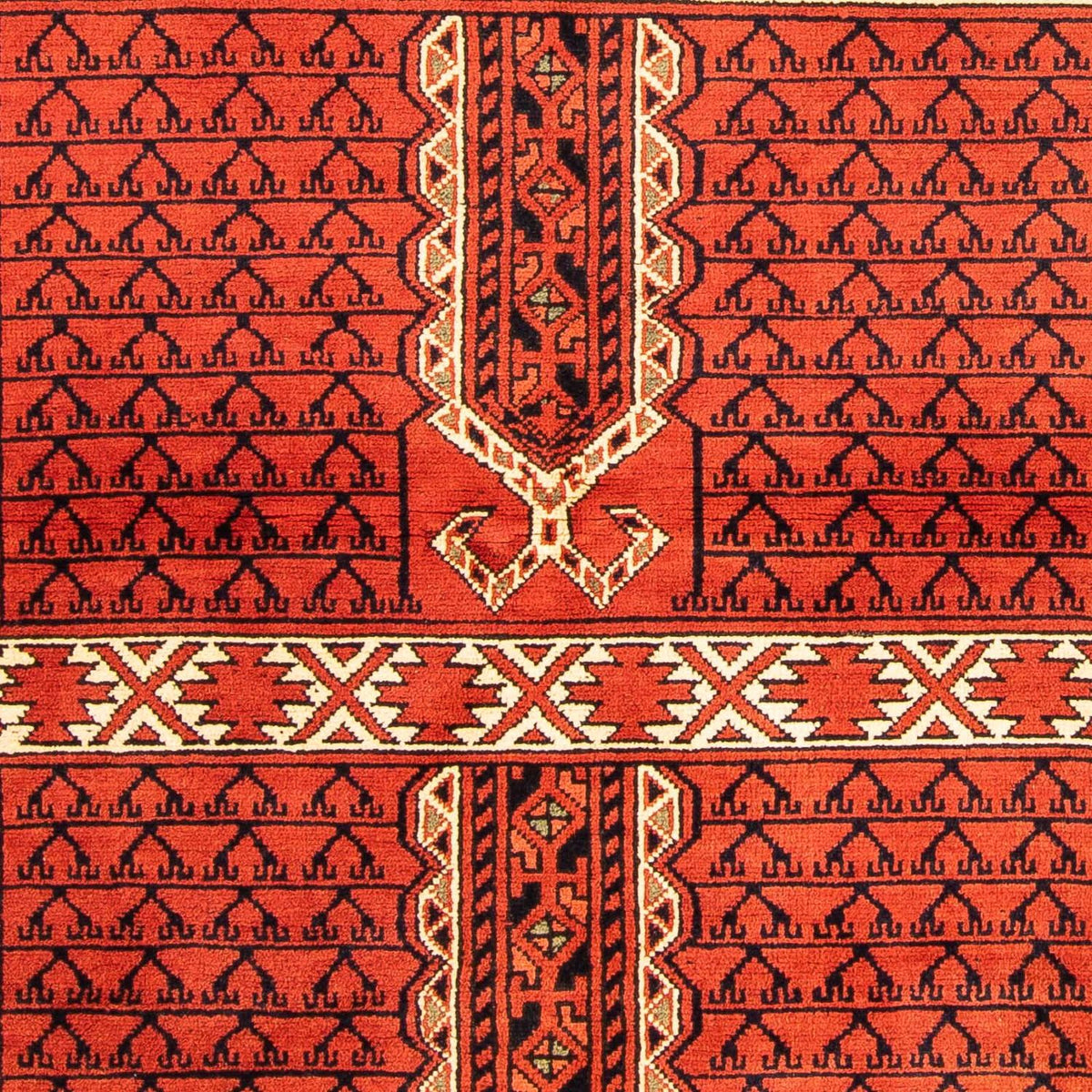Afghansk matta - 174 x 118 cm - rost
