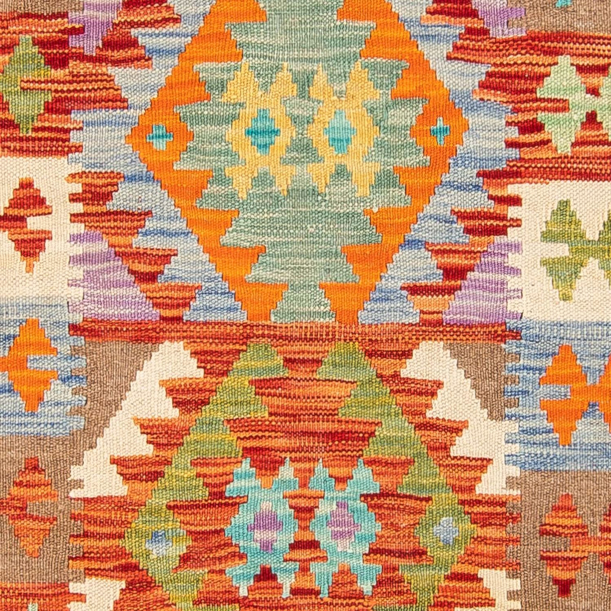 Runner Kelim Carpet - Splash - 300 x 82 cm - flerfärgad