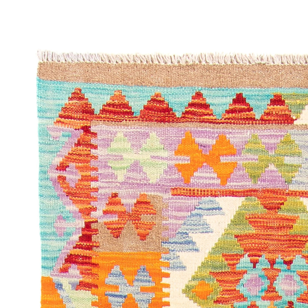 Runner Kelim Carpet - Splash - 300 x 82 cm - flerfärgad