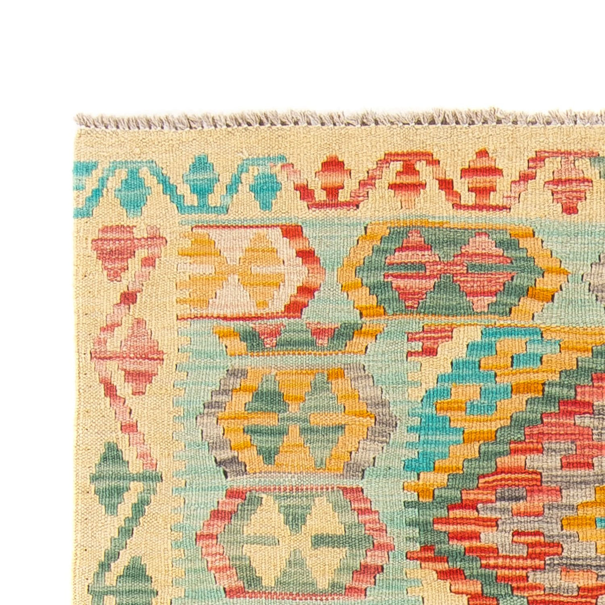 Kelim Carpet - Splash - 161 x 105 cm - flerfärgad