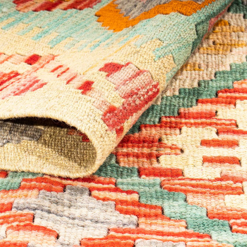 Kelim Carpet - Splash - 161 x 105 cm - flerfärgad