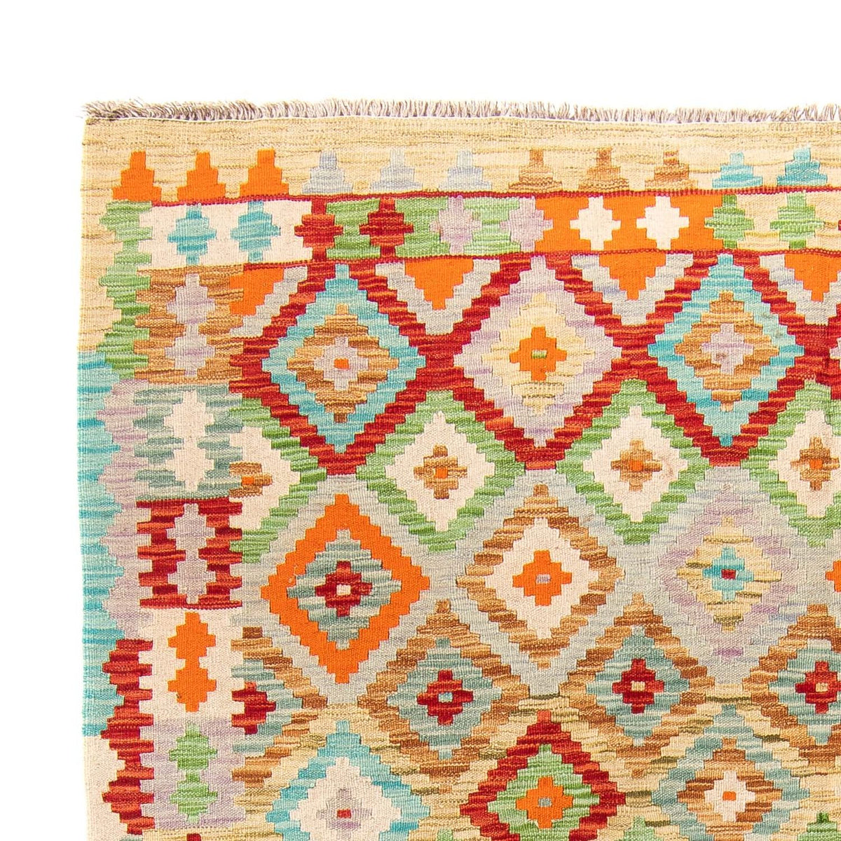 Kelim Carpet - Splash - 244 x 175 cm - flerfärgad