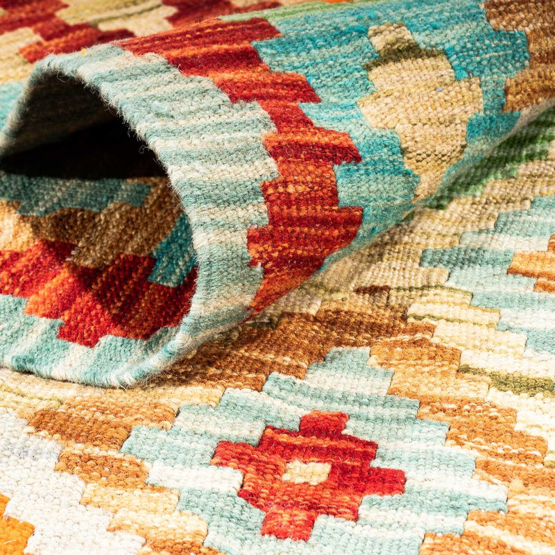 Kelim Carpet - Splash - 244 x 175 cm - flerfärgad