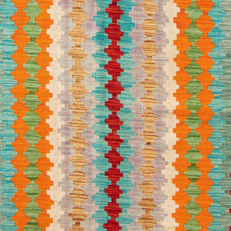 Kelim Carpet - Splash - 200 x 153 cm - flerfärgad