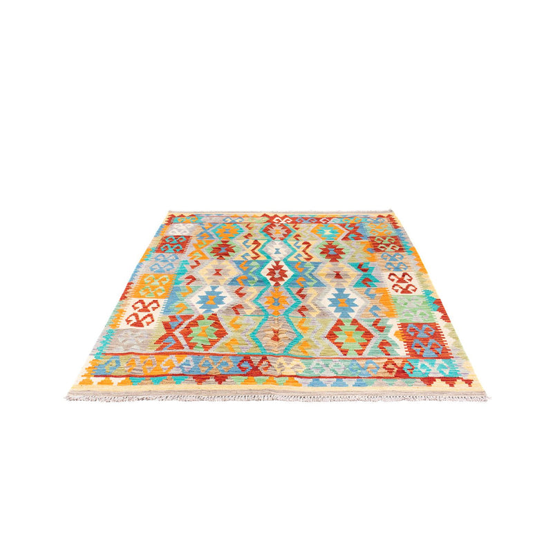 Kelim Carpet - Splash - 203 x 152 cm - flerfärgad