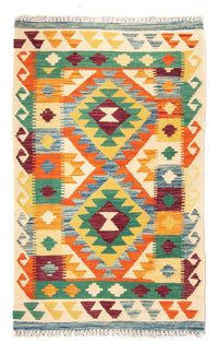 Kelim Carpet - Splash - 124 x 77 cm - beige