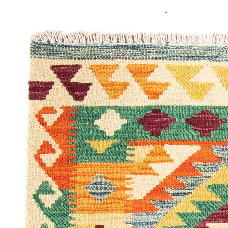 Kelim Carpet - Splash - 124 x 77 cm - beige