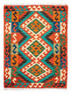 Kelim Carpet - Splash - 128 x 86 cm - rost