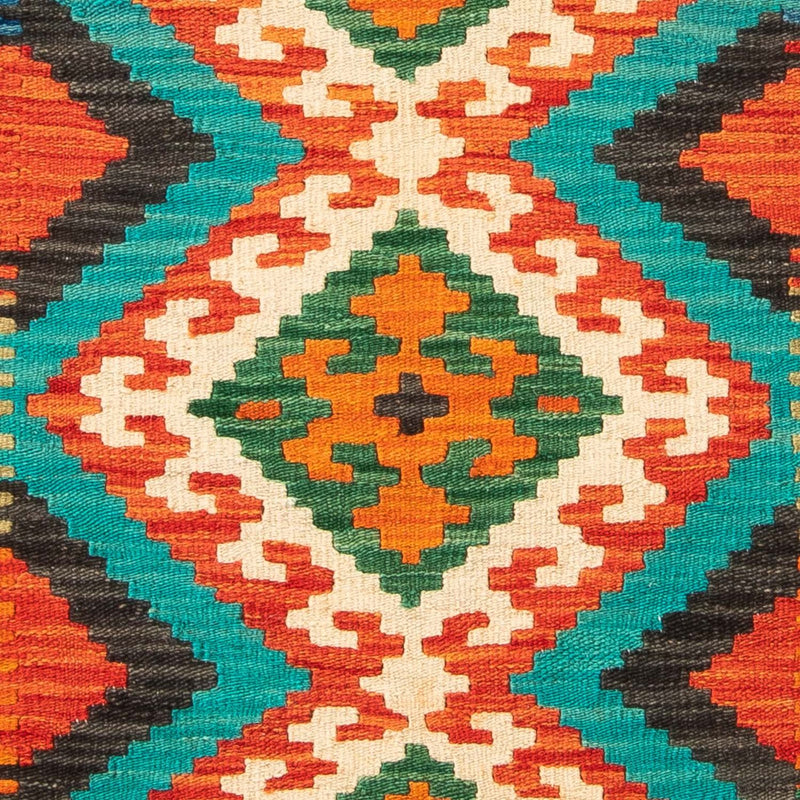 Kelim Carpet - Splash - 128 x 86 cm - rost