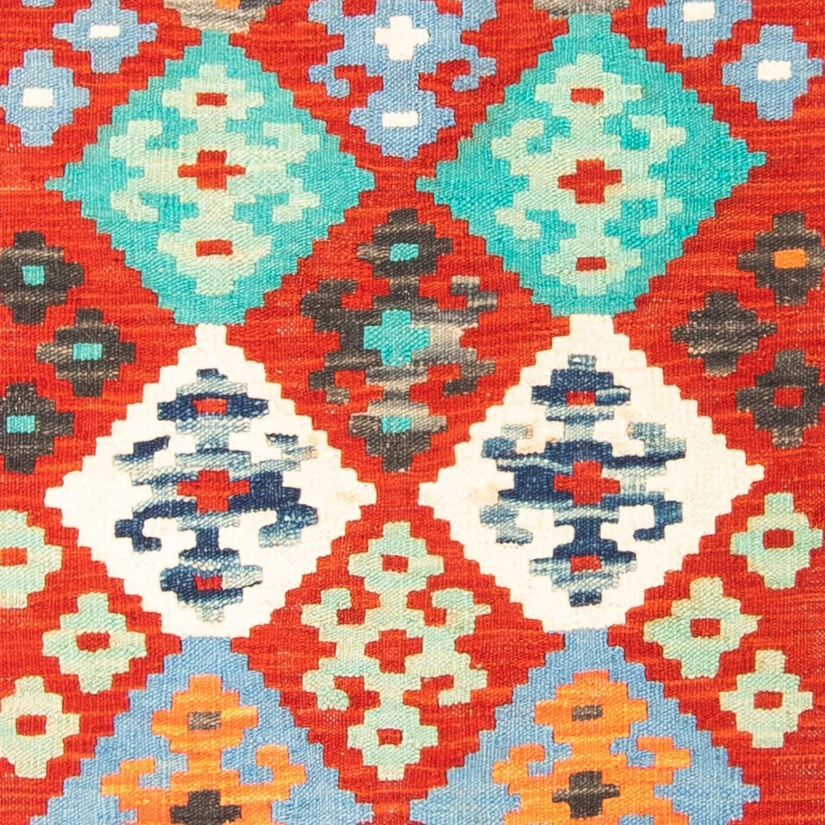 Kelim Carpet - Splash - 154 x 99 cm - mörkröd