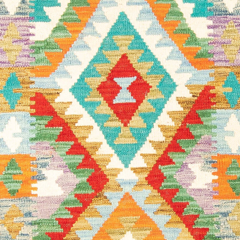 Kelim Carpet - Splash - 154 x 102 cm - rost