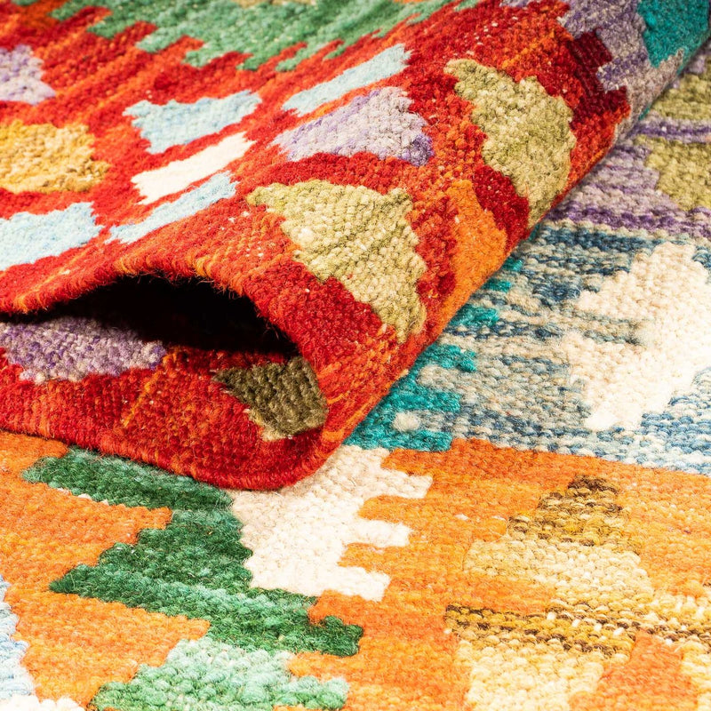 Kelim Carpet - Splash - 154 x 102 cm - rost