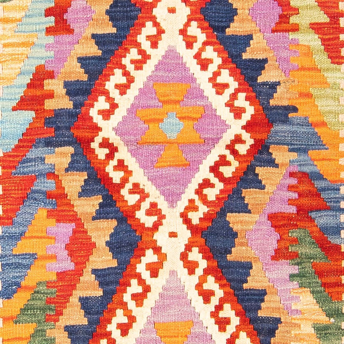 Kelim Carpet - Splash - 157 x 101 cm - rost