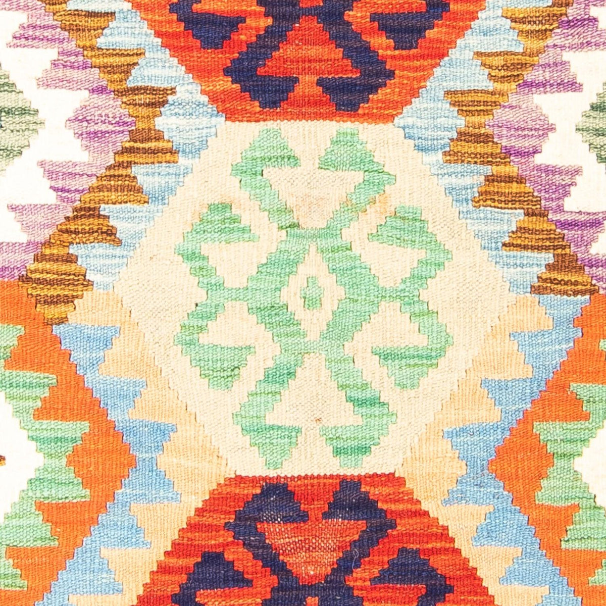 Kelim Carpet - Splash - 148 x 104 cm - rost