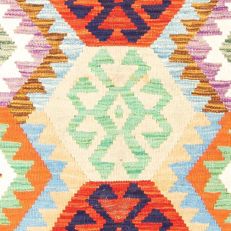 Kelim Carpet - Splash - 148 x 104 cm - rost