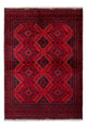 Afghansk matta - Kunduz - 199 x 126 cm - mörkröd