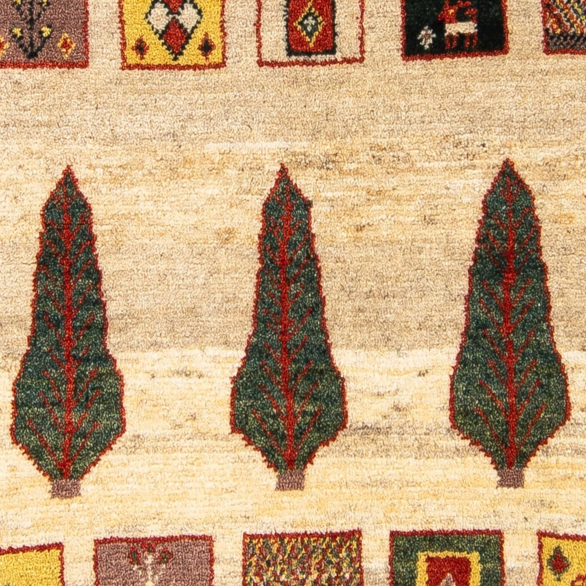 Gabbeh-matta - Loribaft Persian - 150 x 106 cm - beige