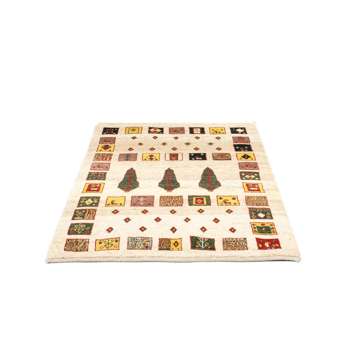 Gabbeh-matta - Loribaft Persian - 150 x 106 cm - beige