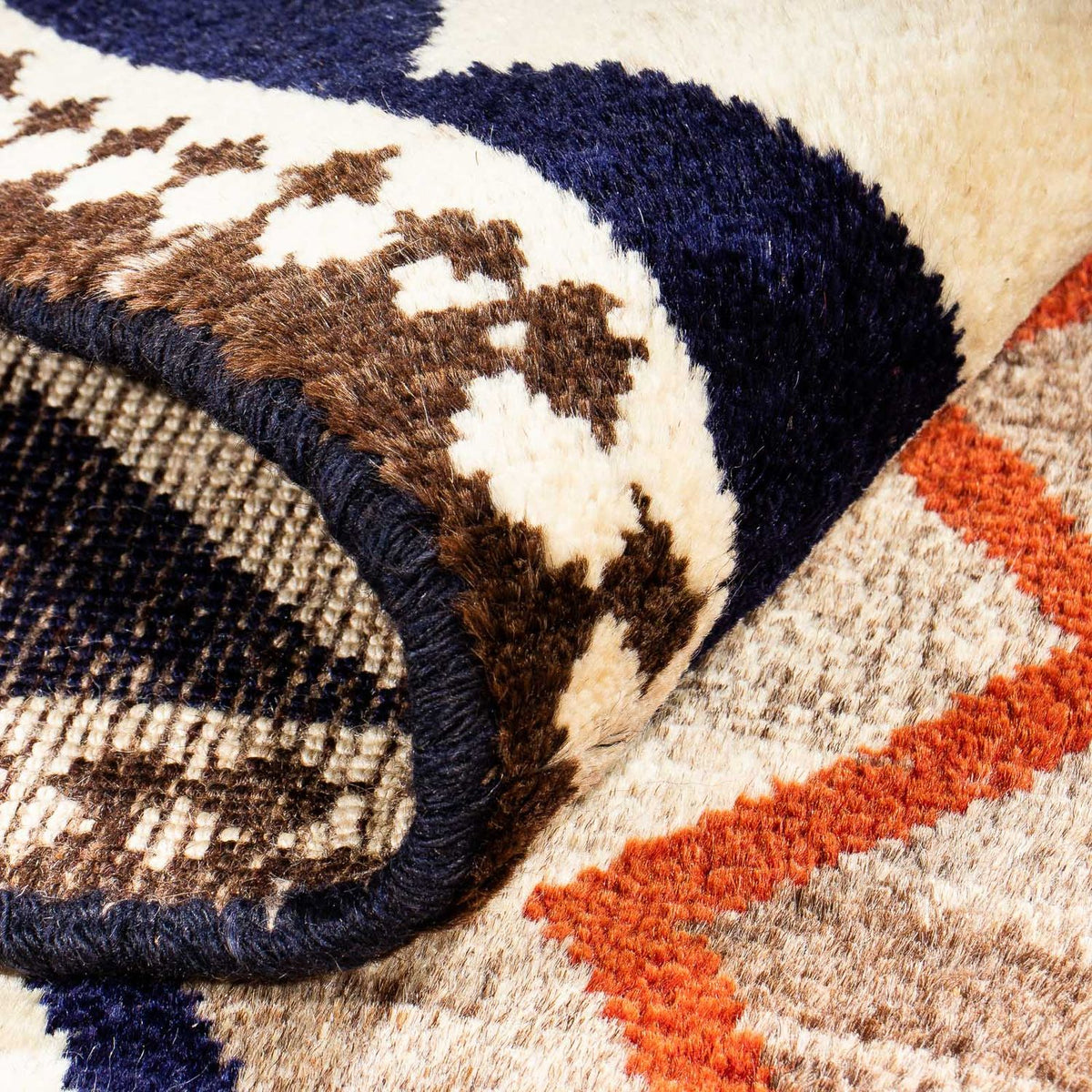 Gabbeh-matta - persisk - 142 x 91 cm - flerfärgad