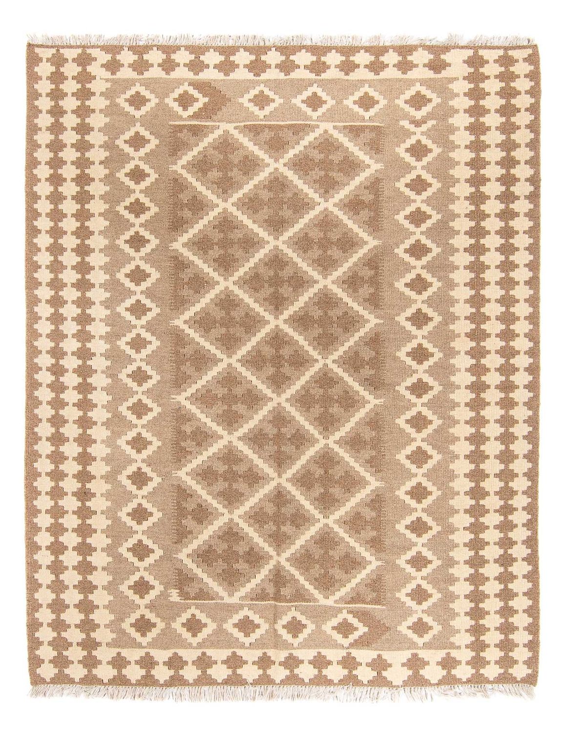 Kelim Carpet - orientalisk matta - 218 x 163 cm - ljusbrun