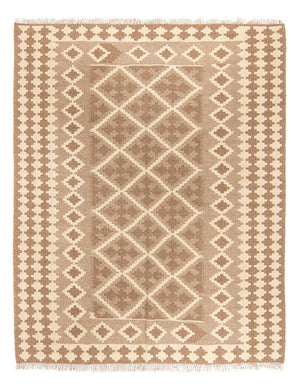 Kelim Carpet - orientalisk matta - 218 x 163 cm - ljusbrun