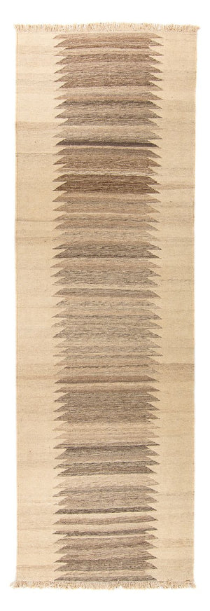 Runner Kelim Carpet - orientalisk matta - 293 x 96 cm - beige